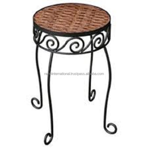 Pot de fleurs suspendu en métal doré, forme octogonale, design élégant, écologique, durable, pour la décoration de la maison - Product Image 4
