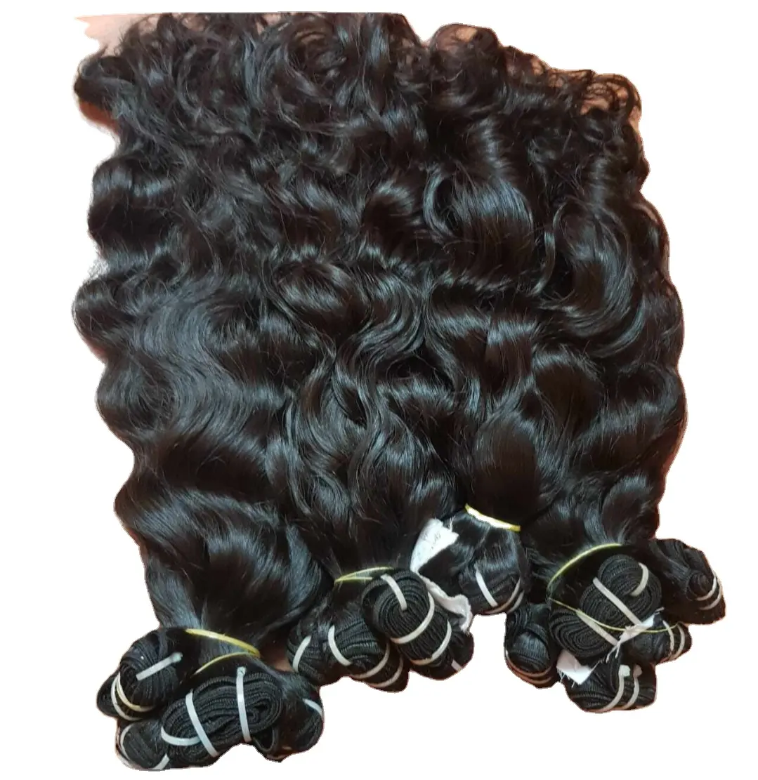 Single Donor Raw Unprocessed Cuticle Aligned Virgin Indian Human Natural Hair Extensions At Wholesale Price