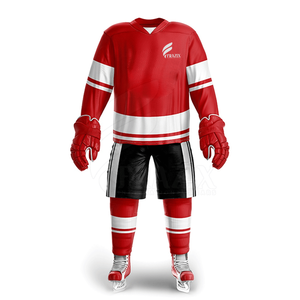 Uniforme de Hockey sobre Hielo Personalizado de Alta Calidad, Hecho a Medida, de Color Sólido, para Adultos, con Logotipo Personalizado, de Secado Rápido y Transpirable, Disponible en Todas las Tallas - Product Image 5
