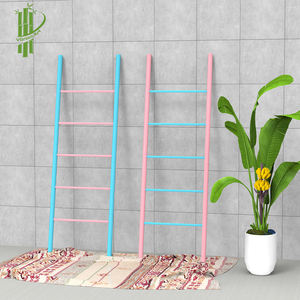 [Productos de baño] escalera de bambú, estantes coloridos multicolor modernos, escalera, muebles de decoración, hechos en Vietnam, respetuoso con el medio ambiente - Product Image 1
