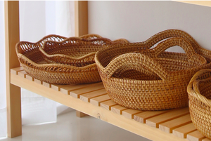 หวายทรงกลมเป็นมิตรกับสิ่งแวดล้อมสำหรับตกแต่งถาด/หวายตกแต่งบ้าน/ผลิตภัณฑ์เฟอร์นิเจอร์หวายที่ทำในเวียดนาม - Product Image 4