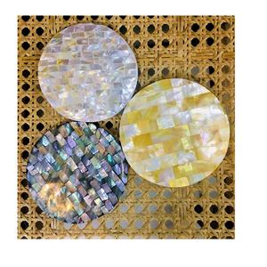 New Production Cheap Price Antique Design Wooden Resin <b>Mats</b> & Pads High Quality Home Decoration Resin & Wood Joint Coaster - Product Image 2