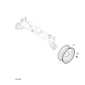 Pieza para tractor JD JohnDeere, tornillo número de pieza 19H3935 - Product Image 3