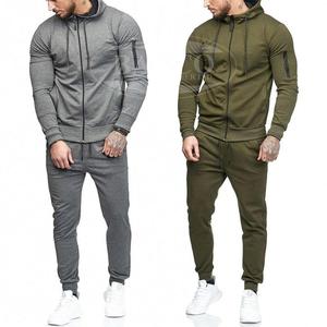 Nouveaux modèles de sweatshirts à capuche pour hommes vente en gros de costumes de jogging de marque personnalisés survêtement de sport à vendre survêtement personnalisé pour hommes - Product Image 1
