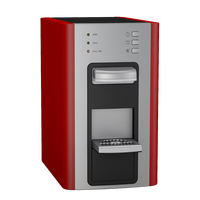 Distributeur d'eau gazeuse électrique compact chaud et froid avec contrôle par application pour usage domestique et hôtelier, boîtier en plastique