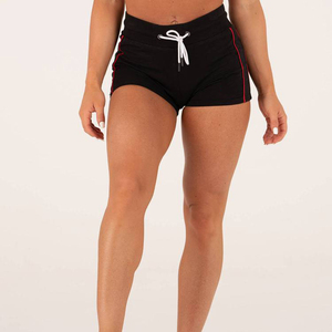 Haute qualité femmes été Sexy licou gilet Shorts trois pièces ensemble mince femmes maison porter des ensembles de pyjamas en soie - Product Image 1