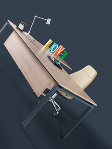 Escritorio de Oficina Modular de Diseño Moderno E1, Tablero de Melamina con Borde de MDF Laminado, Convertible, Estilo Ejecutivo - Product Image 5