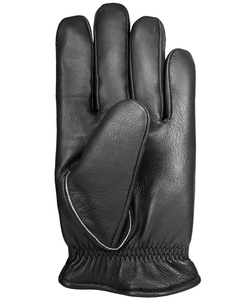 Gants de conduite d'hiver haut de gamme avec doublure intérieure en polaire douce, en cuir chaud, compatibles écran tactile, antidérapants, à doigts complets, unisexe - Product Image 3