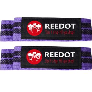 สายรัดข้อมือยกน้ำหนักสำหรับยกน้ำหนัก เพาะกาย พาวเวอร์ลิฟติ้ง ฝึกความแข็งแรง เดดลิฟท์ บุด้วยนีโอพรีนพร้อมผ้าฝ้ายขนาด 18 นิ้ว - Product Image 4