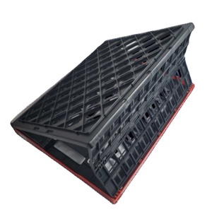 Cheap Plastic Tray Foldable Transportable Crate Perfectly Suitable To Storage And Preservation