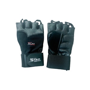 Nuevos guantes de levantamiento de pesas, guantes de gimnasio, diseños personalizados, Palma acolchada, suave, fácil agarre, cuero de vaca, respaldo de cuatro vías para entrenamiento en el gimnasio - Product Image 2