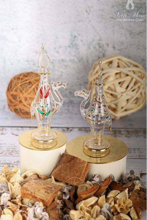 Camel Shaped Egyptian Glass Perfume Bottle Wholesale