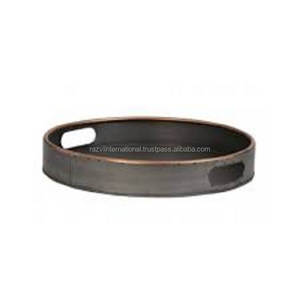 ถาดเสิร์ฟทองแดงทำจากทองเหลืองงานหัตถกรรมโบราณสไตล์โมเดิร์น - Product Image 6