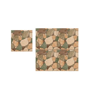 Baldosas de porcelana antideslizante para exteriores con aspecto de Piedra de Arena, acabado rugoso de cuerpo completo, 40x40cm - Product Image 4
