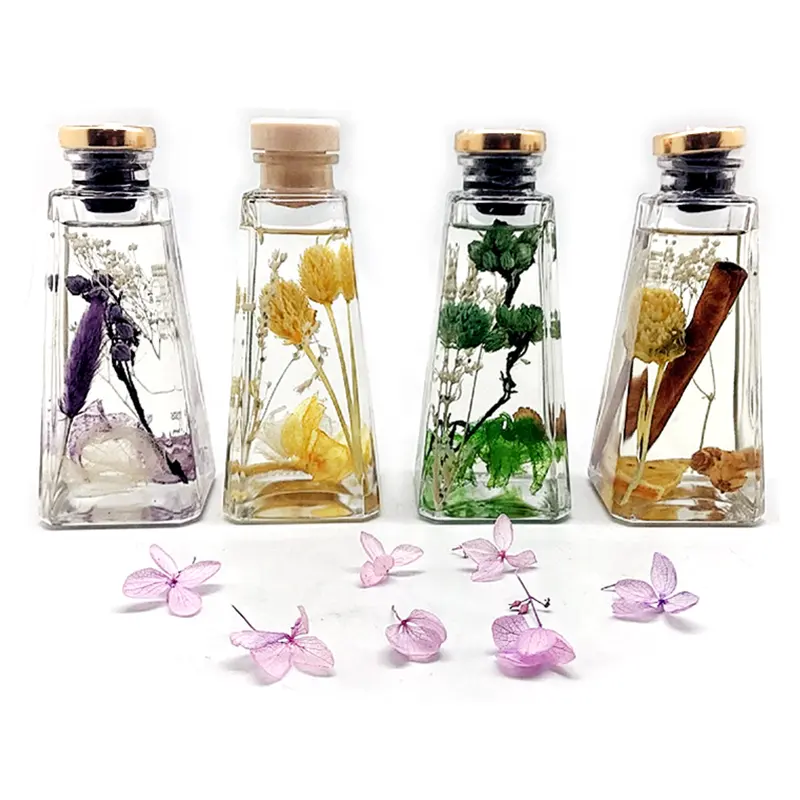 Diffusore di canna di fiore secco conservato olio essenziale di fragranza domestica per decorazioni di nozze