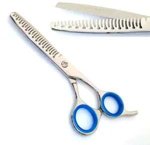 Forbici texturizzanti in acciaio inossidabile da 6.0 pollici per tagliare i capelli che si assottigliano le cesoie con i denti a filettatura CNC barbiere i professionisti dei capelli