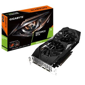 Carte graphique GIGABYTE GeForce GTX 1660Ti WINDFORCE <span class=keywords><strong>OC</strong></span> 6G d'occasion avec 6 Go de mémoire GDDR6 et interface mémoire 192 bits (GV-N166TWF2OC-6GD) - Product Image 1
