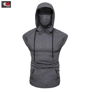 Sudaderas sin Mangas de Alta Calidad para Hombre, Ropa Deportiva de Otoño, Secado Rápido, Spandex/Poliéster para Entrenamiento en Gimnasio y Fisicoculturismo 2024 - Product Image 2