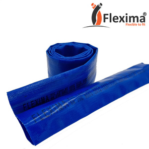 Carrete de manguera de jardín de PVC plano azul Lay, tubería de agua de riego de plástico Flexible para interiores y exteriores, amplia gama de tamaños para uso en interiores y exteriores - Product Image 6
