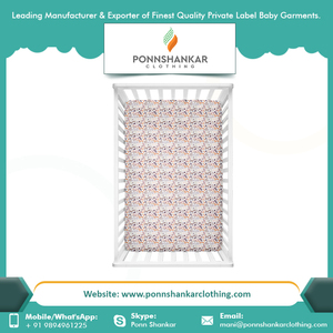 ผ้าฝ้ายอินทรีย์มัสลินเด็กติดตั้งแผ่นเปล - Product Image 5