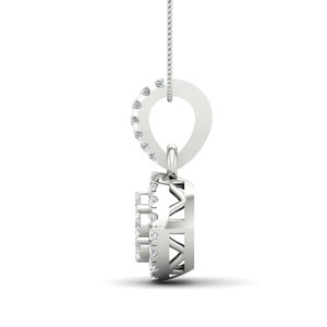 Meilleure offre sur 0.50TCW pendentif en diamant en grappe ronde véritable or 10 carats sans chaîne diamants en feuille Ltd. Modèle P0625 Classic - Product Image 3