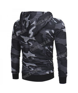 Sudaderas de camuflaje para hombre, ropa deportiva personalizada de alta calidad, jersey con capucha, color gris - Product Image 6
