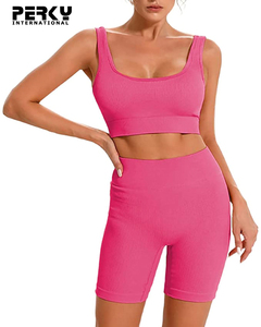 Ensemble de 2 pièces de Yoga pour femmes, tenue de Fitness, de haute qualité, respectueux de la peau, personnalisé, 2020 - Product Image 2