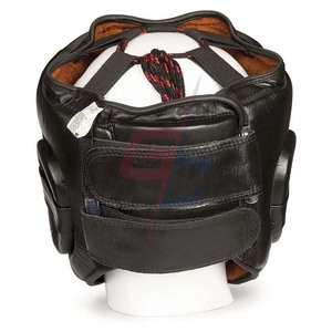 Fuerte protector de cabeza hecho de cuero de vaca de calidad selecta, con acolchado hecho a mano, forro de cuero a prueba de agua para mayor comodidad - Product Image 4