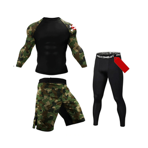 Trajes Deportivos de Compresión de Secado Rápido para Hombre, para Fitness, MMA, Artes Marciales, Pantalones Deportivos para Adultos, Color y Talla Personalizados, Impresión por Sublimación - Product Image 3