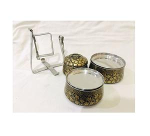 Findking — boîte à déjeuner ronde et thermique empilable, en acier inoxydable 304, boîte à déjeuner internationale - Product Image 5