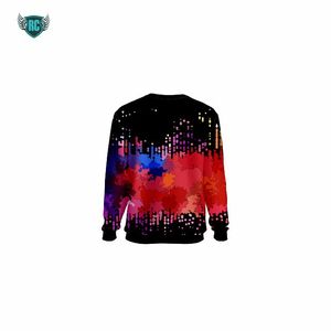 Meilleure vente hommes décontracté surdimensionné sweat à capuche à manches longues imprimé polaire automne hiver solide motif tissu brodé - Product Image 6