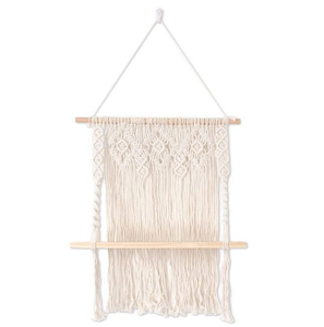 Intérieur Décoratif Plante Cintre En Macramé Tenture Murale Étagère - Product Image 1
