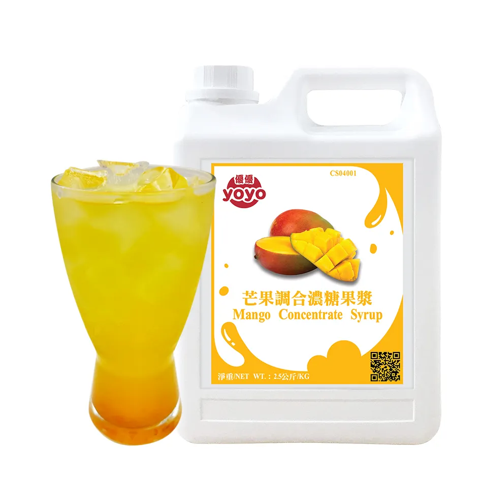 Пузырьковый чайный сироп, концентрированный фруктовый сироп с ароматом манго, товары из Тайваня