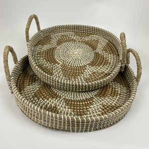 High Quality Decorative Unique Seagrass Plastic String <b>Tray</b> Serving Custom <b>Tray</b> From Vietnam - Product Image 5