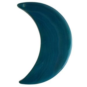 คริสมาสต์ลมตีระฆังสีฟ้าอาเกตชิ้น Geode อาเกตครึ่งดวงจันทร์ดาวลมตีระฆังที่มีสีสันธรรมชาติอาเกตชิ้นสำหรับบ้าน - Product Image 2