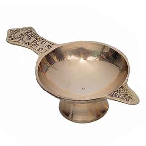 Decorativo Rolimoli latón puro Paro Pyali Akhand Diya - Product Image 6