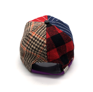 Tùy Chỉnh Đầy Màu Sắc Hỗn Hợp Vật Liệu Không Có Cấu Trúc Lông Cừu Wool Blend Baseball Cap Với <span class=keywords><strong>Loop</strong></span> Patch - Product Image 4
