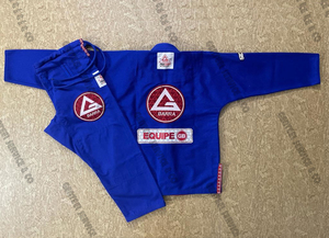 Kimono de Jiu Jitsu Brasileño Azul Rey, Hecho a Medida, 100% Algodón, 450g, Unisex para Adultos, de la Mejor Calidad, con Logos y Parches BJJ, Precio al por Mayor - Product Image 2