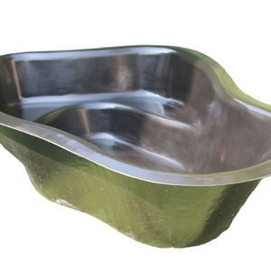 Ornements de poissons artificiels en fibre de verre gris brillant de haute qualité, aspect pierre, incassables, légers, toutes saisons - Product Image 6