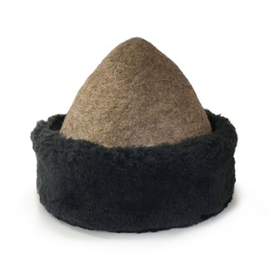 Mũ Len Truyền Thống Chất Lượng Hàng Đầu, Mũ Bork Với Họa Tiết Đại Bàng Hai Đầu Bằng Kim Loại - Product Image 3