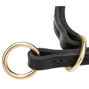 Vente en gros de colliers de luxe pour chiens, ensemble de harnais et laisses, rubans à motifs solides, décoration personnalisée, design minimal, accessoires en cuir - Product Image 6
