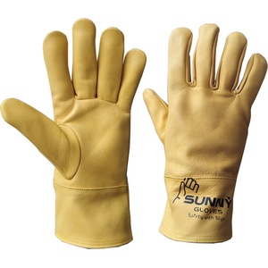 Cow Grain Leather Argon <b>Gloves</b> / <b>Driver</b> <b>Gloves</b> / Tig Welding <b>Gloves</b> - Product Image 1