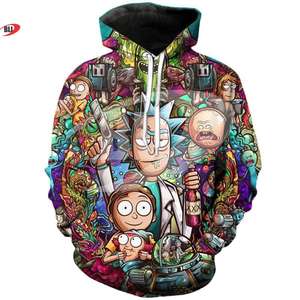 เสื้อฮู้ดผ้าโพลีเอสเตอร์มีฮู้ดสำหรับผู้ชายผู้หญิงเสื้อมีฮู้ดพิมพ์ลายพิมพ์ซับลิเมชันเต็มตัว3D งานตามสั่ง - Product Image 6