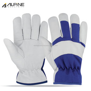 Dernier modèle Design Nouvelle arrivée Gants de travail pour hommes en cuir de chèvre/cuir de vachette grainé pour adultes - Product Image 6