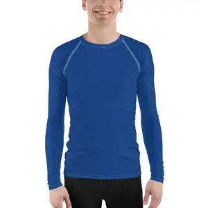 Long Sleeve Men Rash Guards Quick Dry Men's Compression Shirts BJJ Rash Guard for MMA