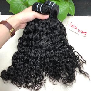 Extensiones de cabello Remy virgen ondulado suelto Trama Bomba Tejido de cabello en mechones de cabello teñido de color claro - Product Image 1