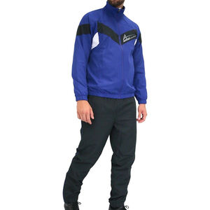 โรงงานทำ OEM ที่กำหนดเองโพลีเอสเตอร์ติดตามชุดสีดำผู้ชายชุดติดตาม - Product Image 3