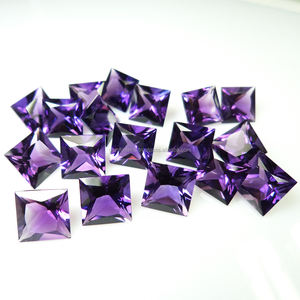 Amatista púrpura natural Piedra preciosa suelta Forma de pera Corte facetado Piedra preciosa calibrada Piedra púrpura brasileña certificada Amatista OEM - Product Image 4