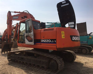 Excavateur sur chenilles Doosan DH220LC-7 DH150LC-7 DH210 d'occasion en bon état avec composants centraux, moteur et pompe - Product Image 4