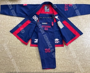 Mecool-kimono brésilien jitsu gi brodé, storm 96, avec belle finition, qualité, couleurs personnalisées, service de design bjj - Product Image 1